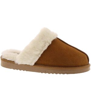 Volatile Tan Cozy Slippers with Soft Suede